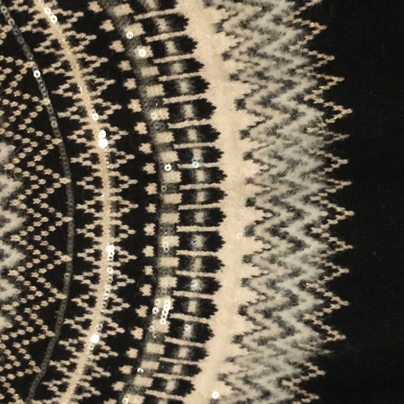 Tommy Hilfiger women's SP cotton/wool blend sequined sweater - Picture 3 of 11